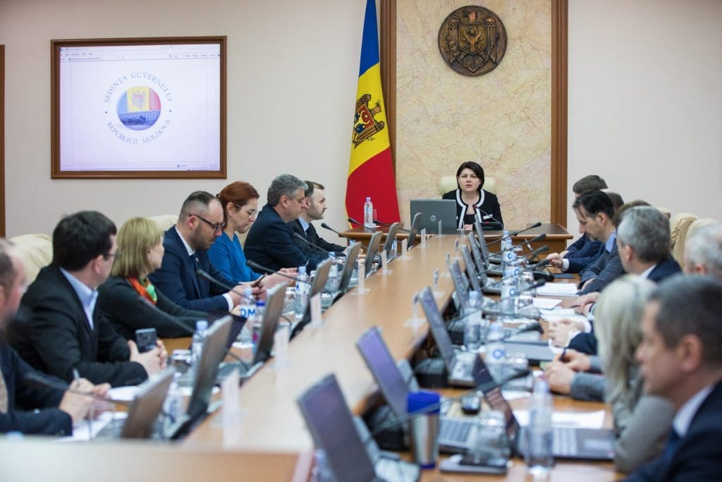Заседание правительства Молдовы