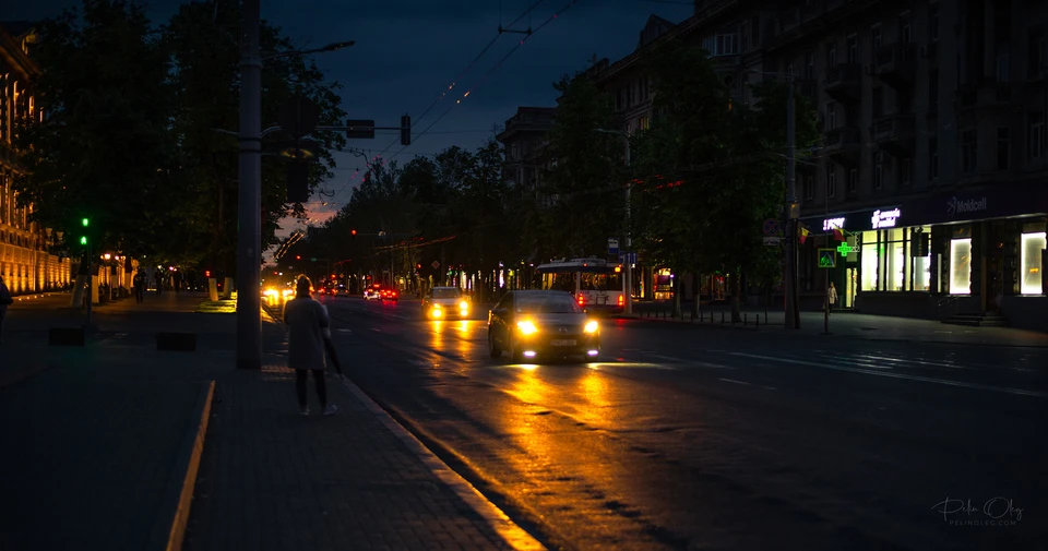 кишинев ночью