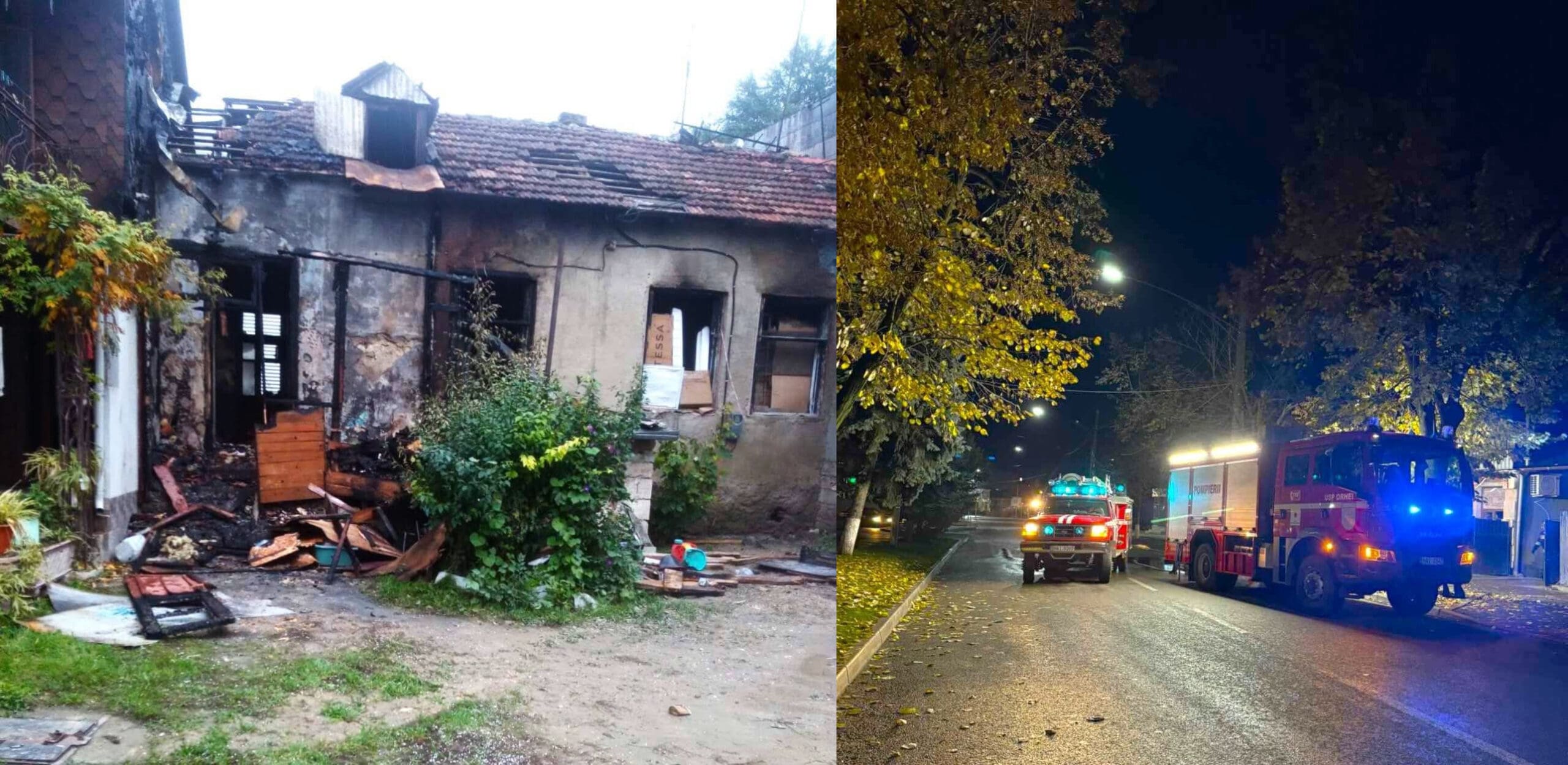 Пожар в Оргееве из-за непотушенной свечи: пожилая женщина получила сильные ожоги всего тела